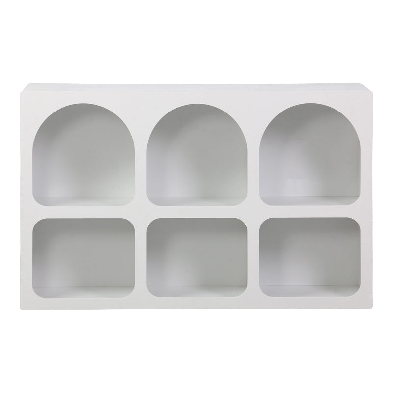 Бюфет EMERSI с рафтове от mdf в бял цвят 120x35x76см