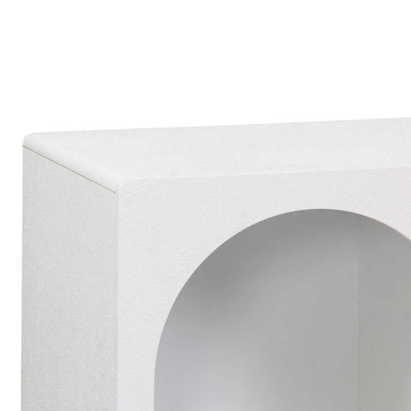 Бюфет EMERSI с рафтове от mdf в бял цвят 120x35x76см