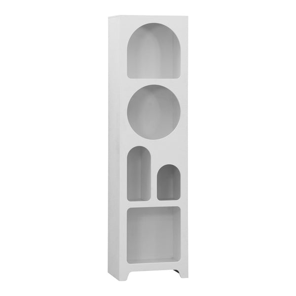 Библиотека EMERSI mdf в бял цвят 48x35x180см