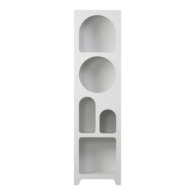 Библиотека EMERSI mdf в бял цвят 48x35x180см
