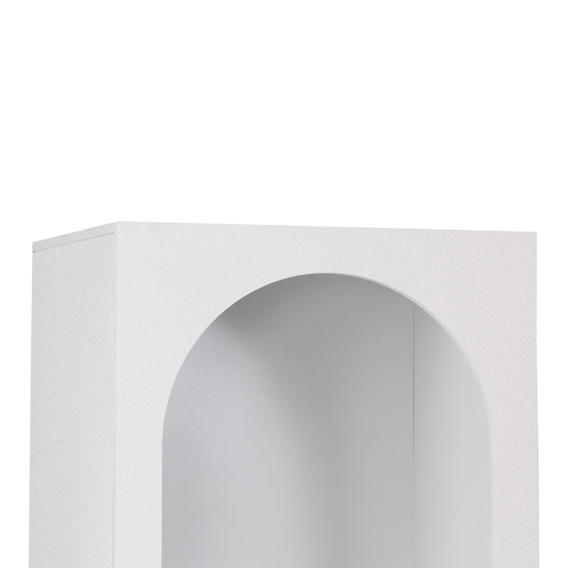 Библиотека EMERSI mdf в бял цвят 48x35x180см