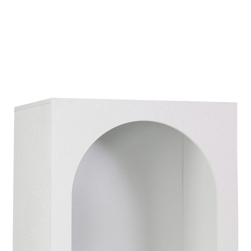 Библиотека EMERSI mdf в бял цвят 48x35x180см