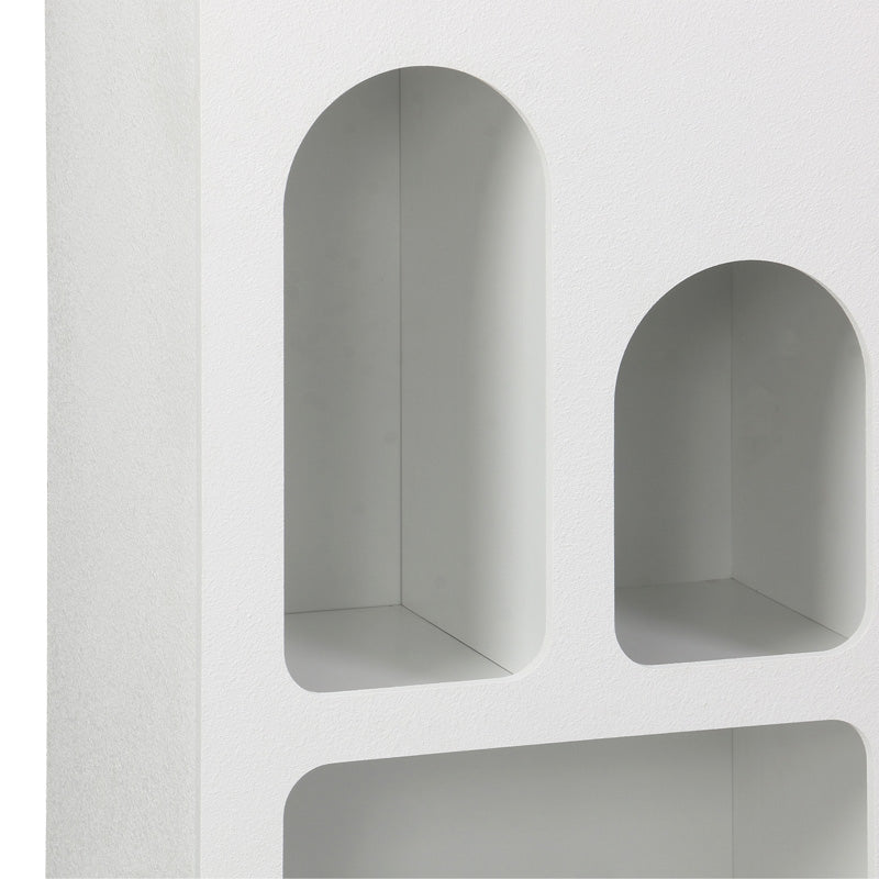 Библиотека EMERSI mdf в бял цвят 48x35x180см