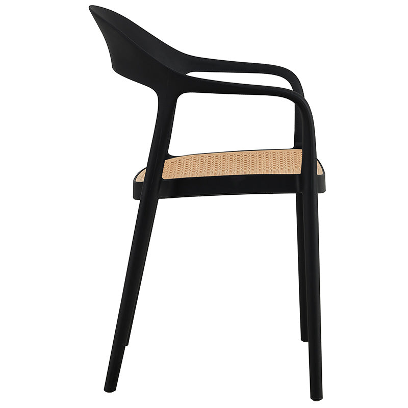 Фотьойл Ember с UV защита PP бежово-черен 52.5x56.5x81см