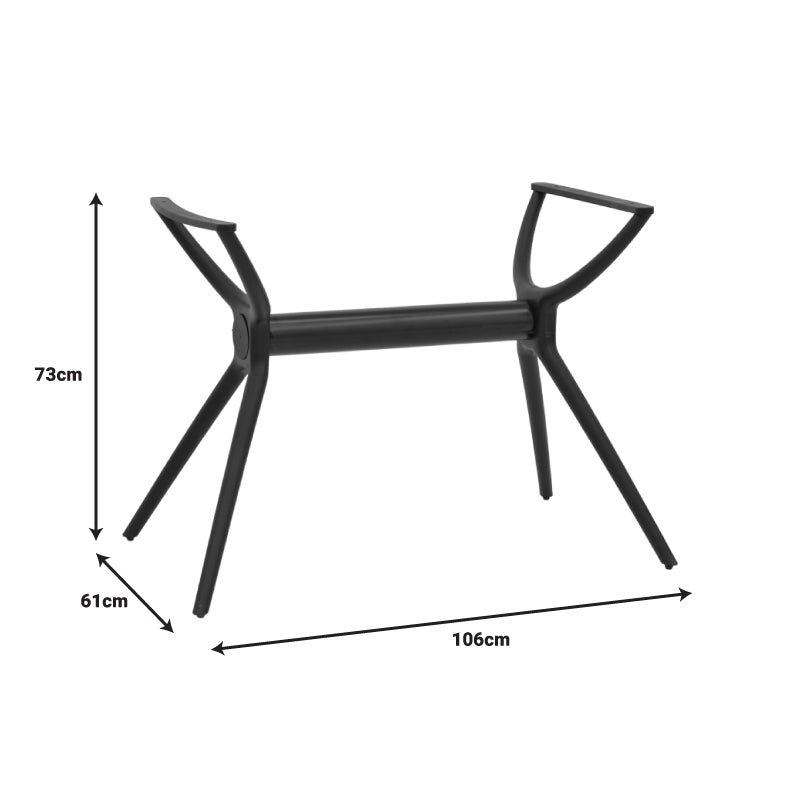 Основа  за маса Herno бял pp 106x61x73см