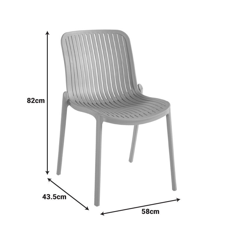 Стифиращ се столTERAGI pp с uv защита зелен 58x43.5x82см