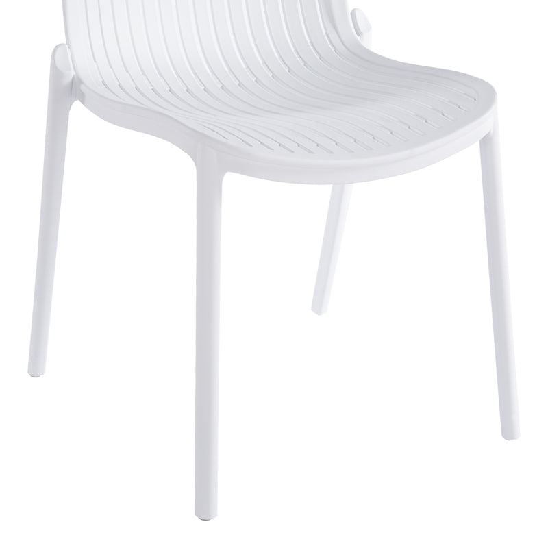 Стифиращ се стол TERAGI pp с uv защита бял 58x43.5x82см
