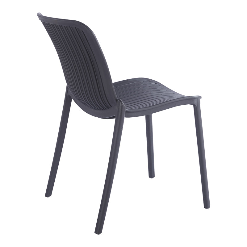 Стифиращ се стол TERAGI  pp с uv защита антрацит 58x43.5x82см
