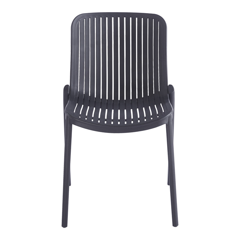 Стифиращ се стол TERAGI  pp с uv защита антрацит 58x43.5x82см