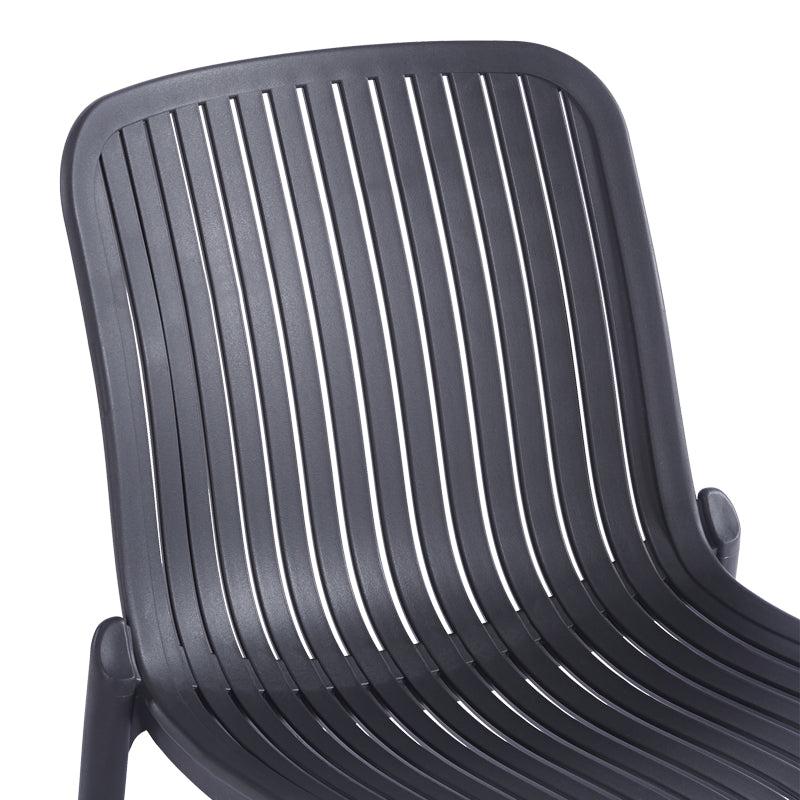 Стифиращ се стол TERAGI  pp с uv защита антрацит 58x43.5x82см