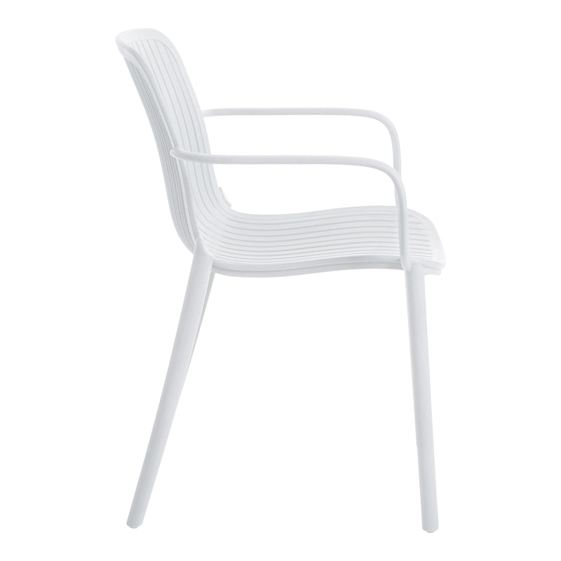 Стифиращ се фотьойл TERAGI pp с uv защита бял 59x57x82см