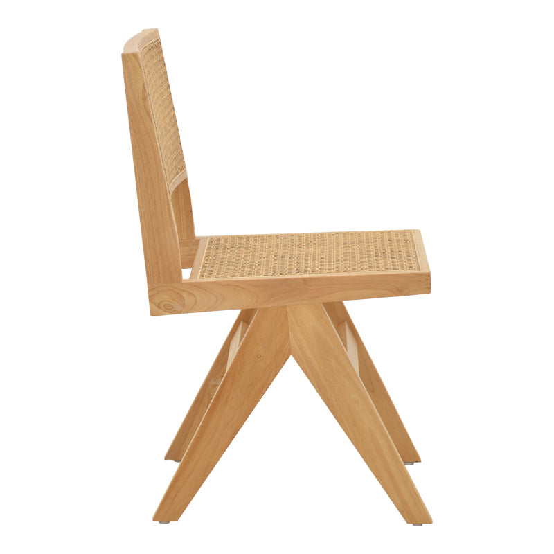 Стол WINSLOW естествено каучуково дърво 45x56x82см