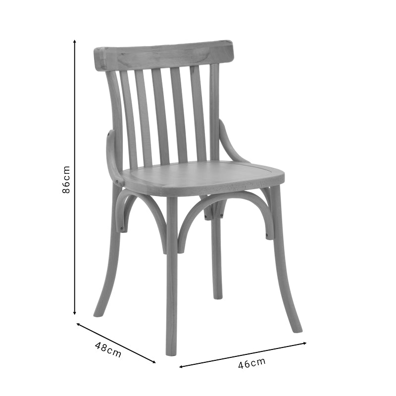 Стол Flisbie естествен бук 46x48x86см