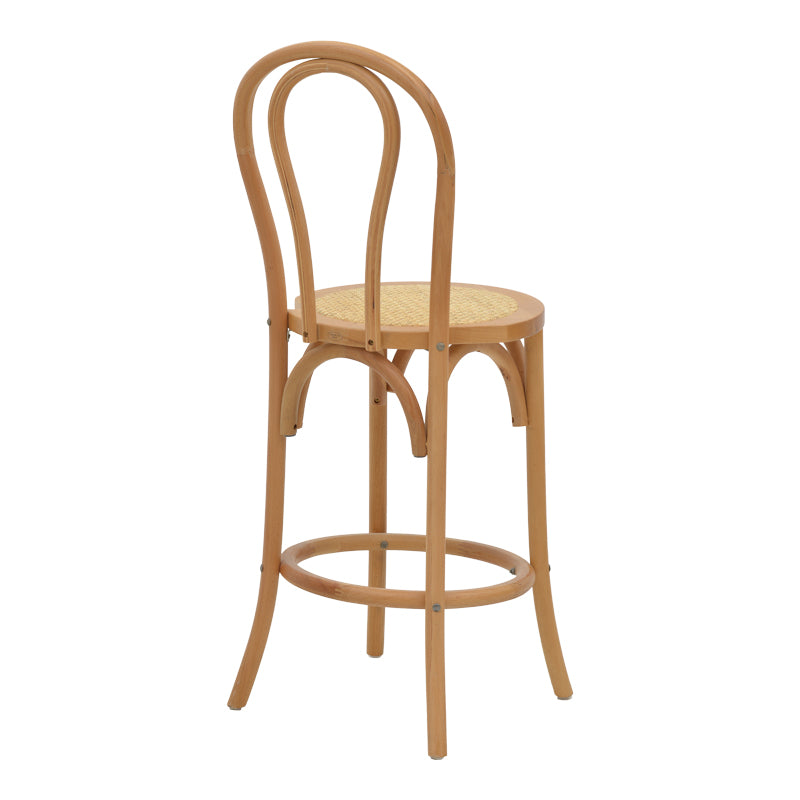 Бар стол THONET естествен бук 41x50x105см