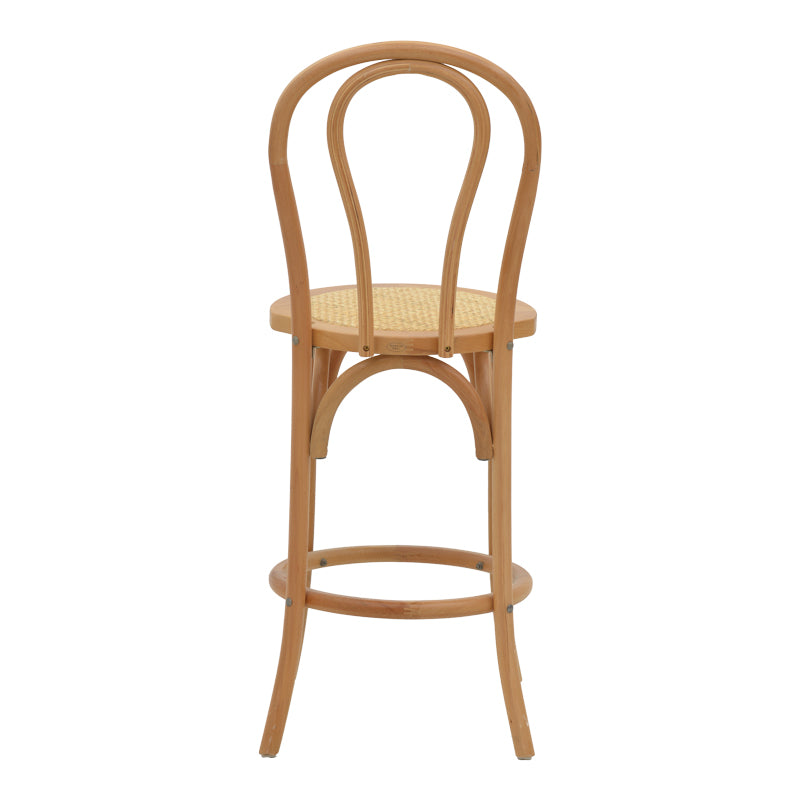 Бар стол Thonet естествен бук 41x50x105см