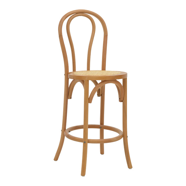 Бар стол THONET естествен бук 41x50x105см