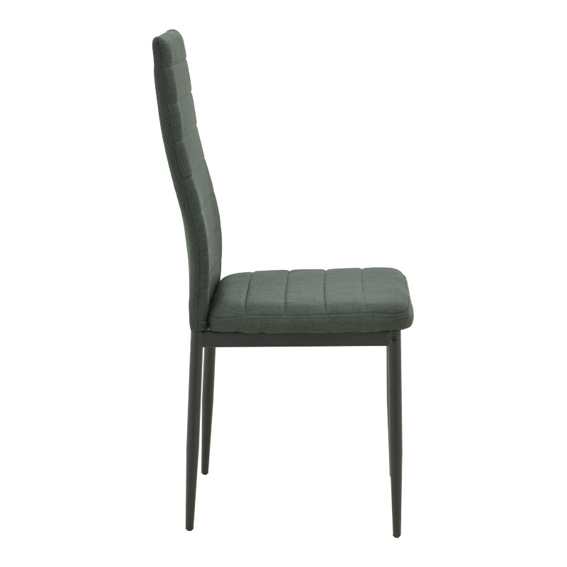 Стол Parker плат в цвят антрацит с черни метални крака 39,5x48x95см