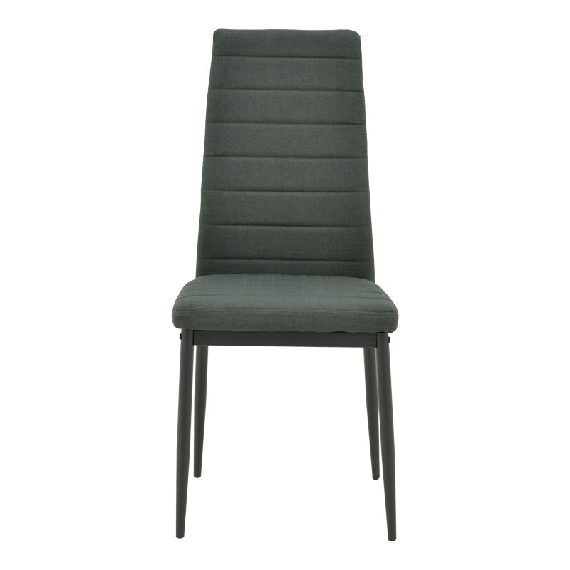 Стол PARKER  плат в цвят антрацит с черни метални крака 39,5x48x95см