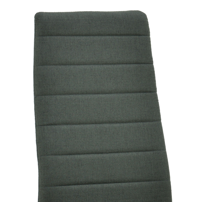 Стол PARKER  плат в цвят антрацит с черни метални крака 39,5x48x95см