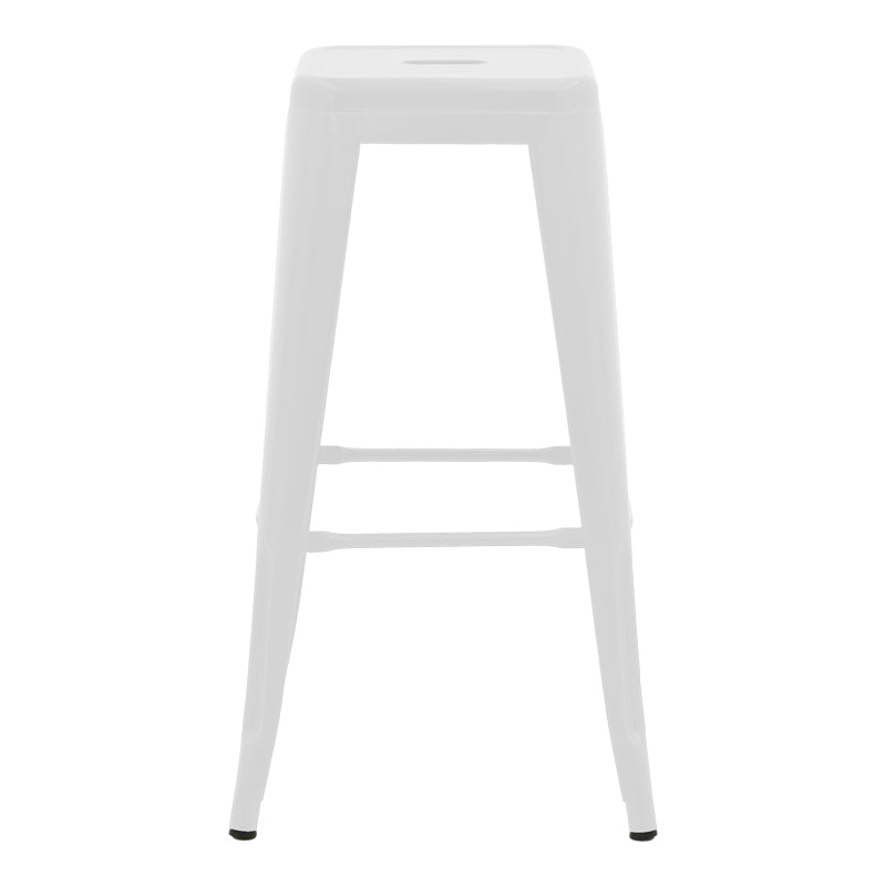 Бар стол UTOPIA метал бял мат 42x42x76см