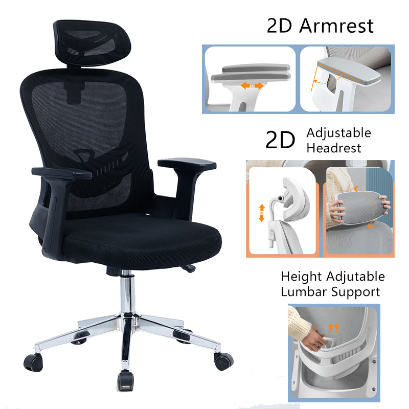 Офис стол  Ignatius  черен цвят