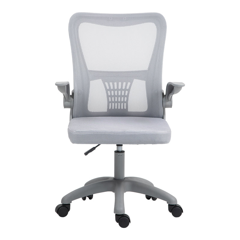 Работен стол мениджър Annalize мрежест сив 57χ53χ100cm