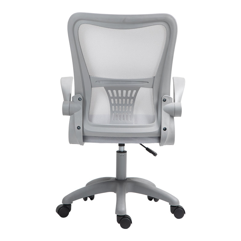 Работен стол мениджър Annalize мрежест сив 57χ53χ100cm