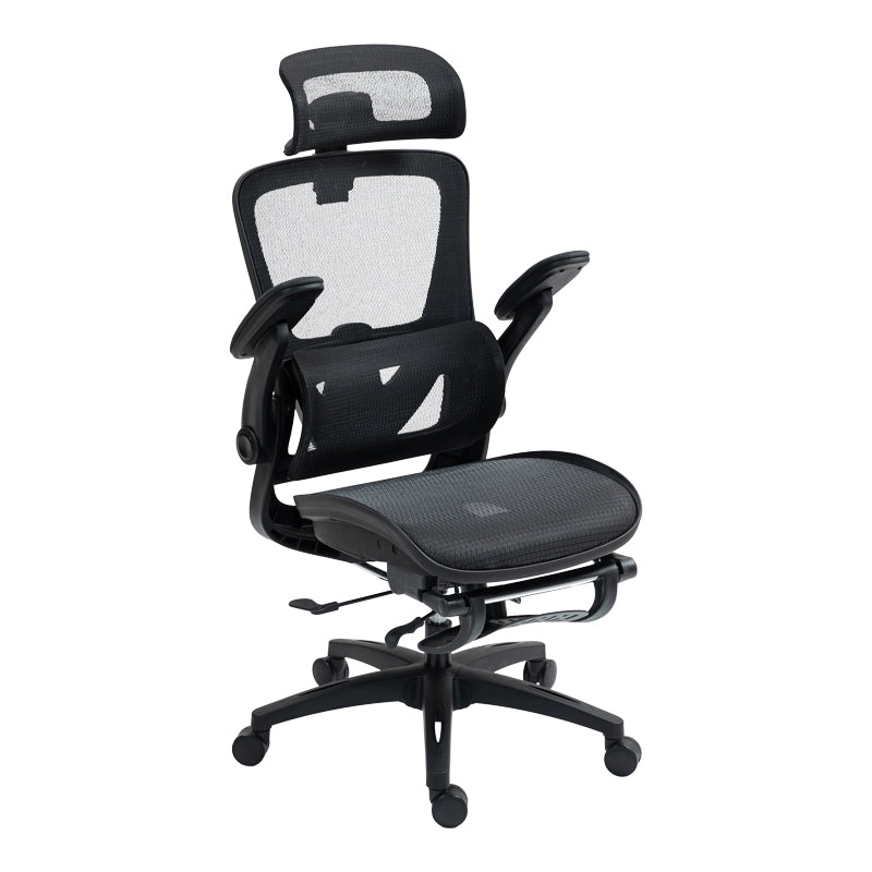 Work chair manager zenyk mesh black 63x70x126cm