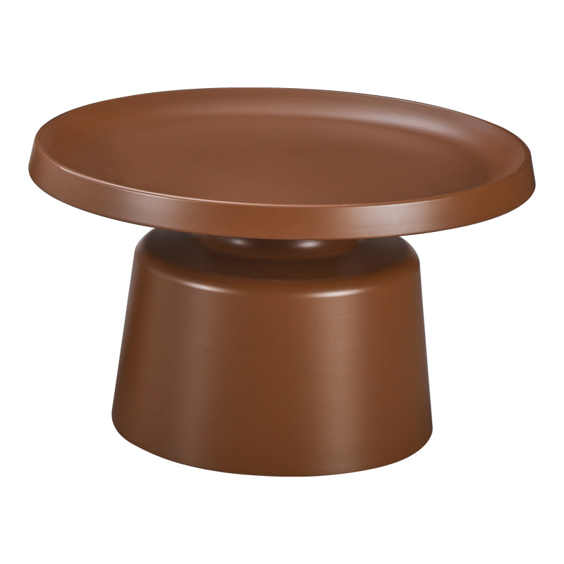 Холна маса Ginoze метал в кафяв цвят d70x42,5 см