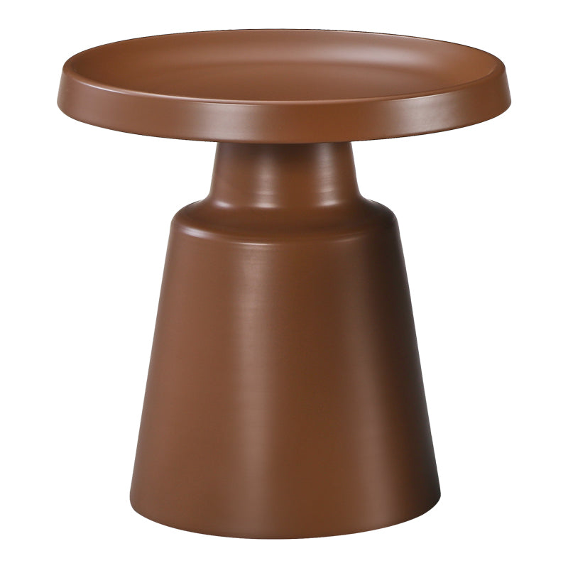 Странична маса Ginoze метал в кафяв цвят d50x50.5см