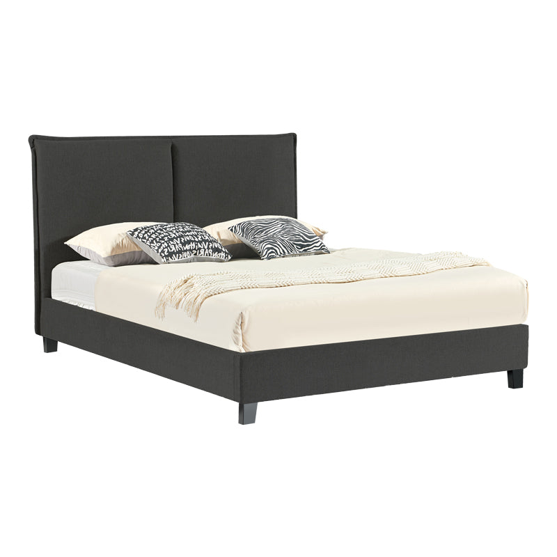 Двойно легло Majus въглен-бежов плат 160x200см