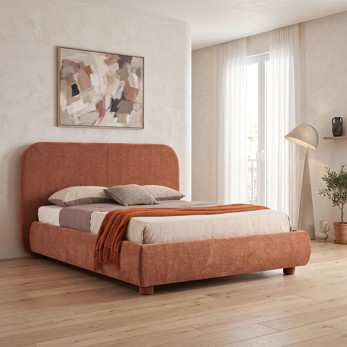 Легло salena теракота плат 160x200см