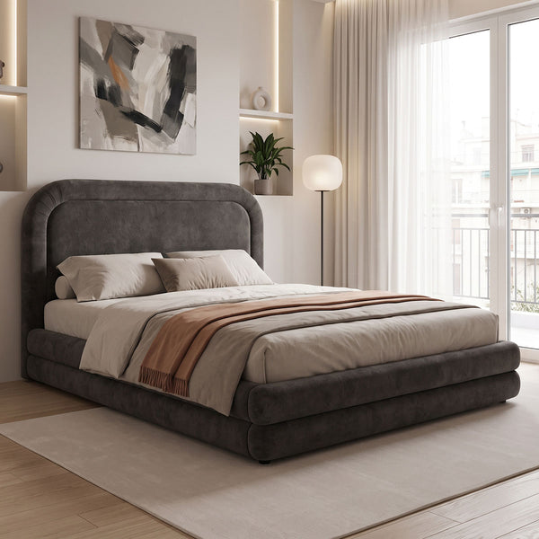 Двойно легло ARLIA антрацит плат 160x200см