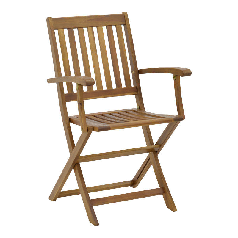 Сгъваемо кресло Joter естествено акациево дърво 53x60x90см