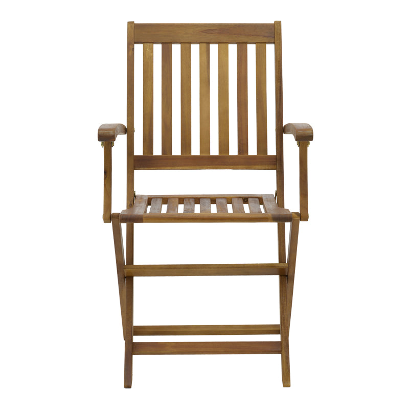 Сгъваемо кресло Joter естествено акациево дърво 53x60x90см