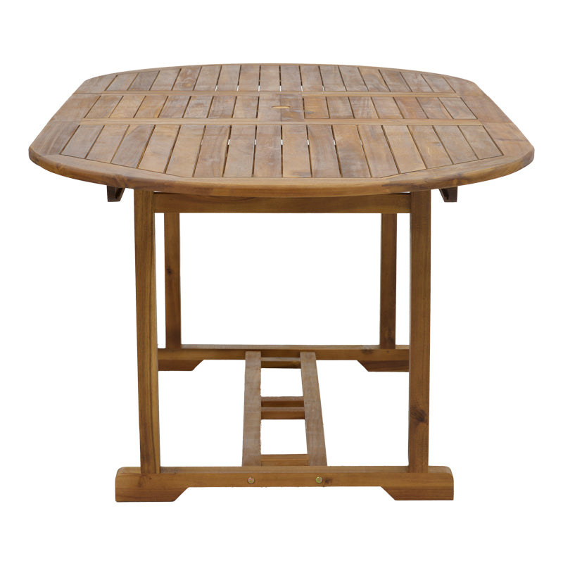 Разтегателна маса SOPHO естествено акациево дърво 200/150x100x75см
