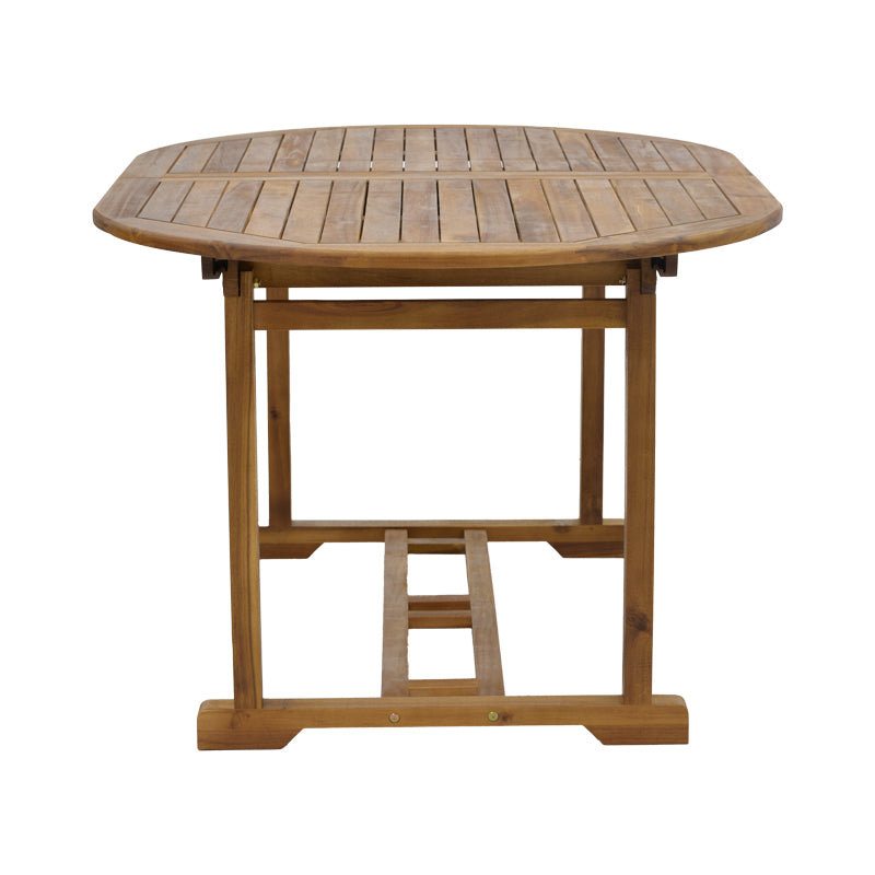Разтегателна маса SOPHO естествено акациево дърво 200/150x100x75см