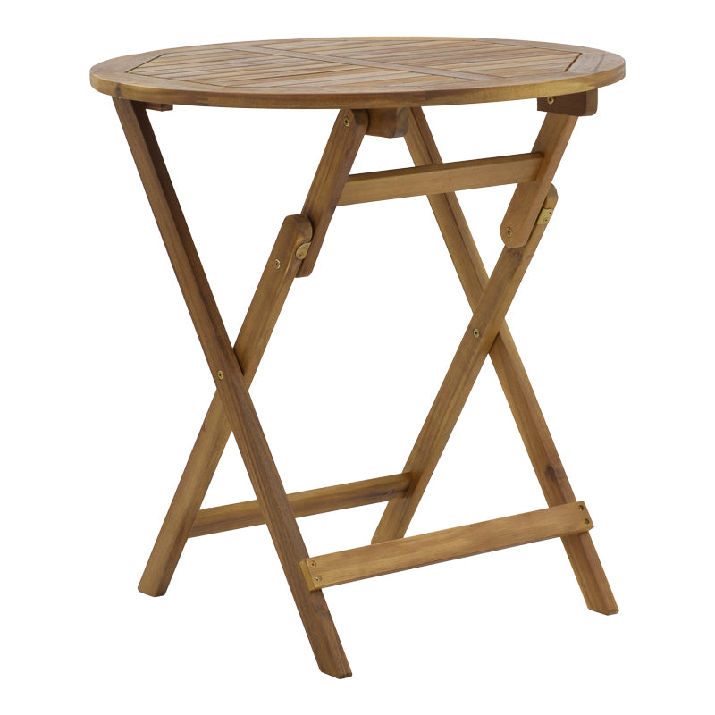 Комплект  JOTER-CARPUVA от 3бр сгъваеми естествено акациево дърво масив D70x74cm