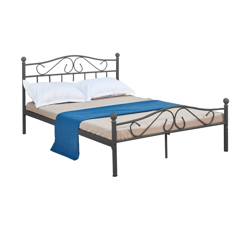 Легло Yorick черен метал 140x190x99см