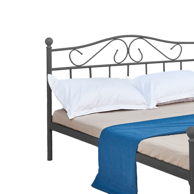 Легло Yorick черен метал 150x200см