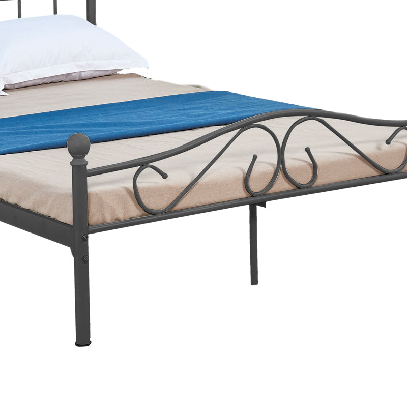 Легло Yorick черен метал 150x200см