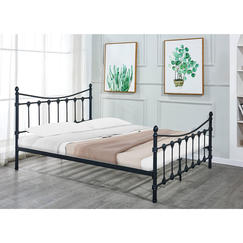 Легло Beowulf черен метал 140x190см