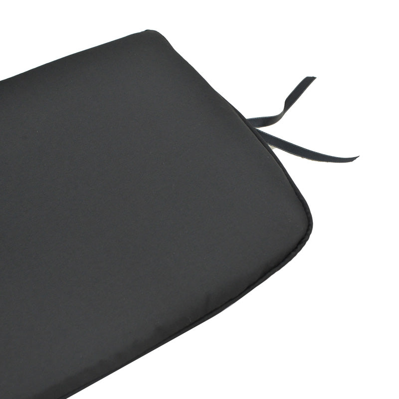 Възглавница за стол Pildo черен плат 45x40x3см