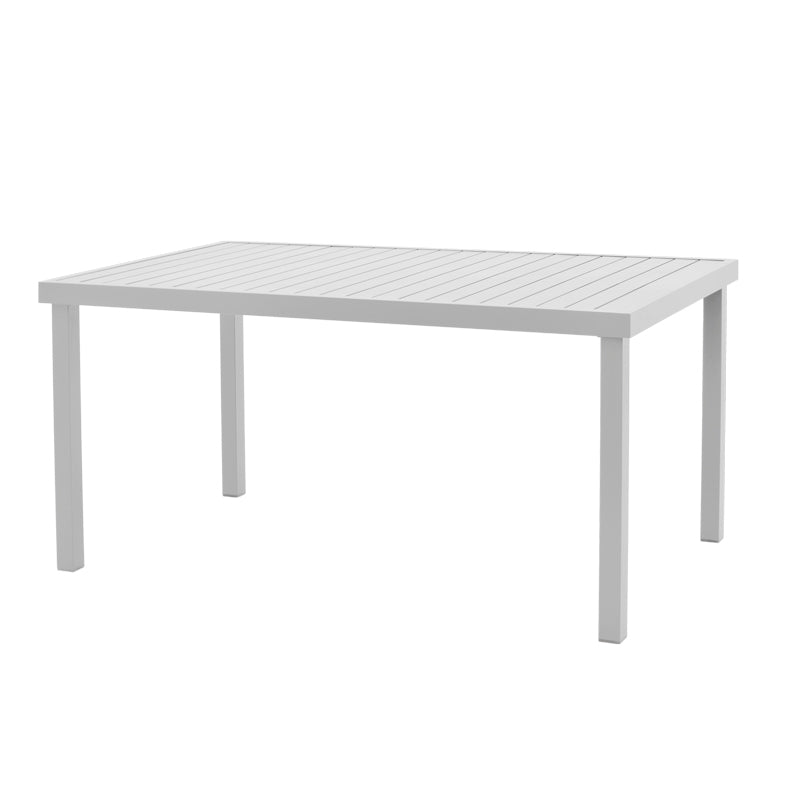 Маса KLITON алуминиева бяла 150x80x74см