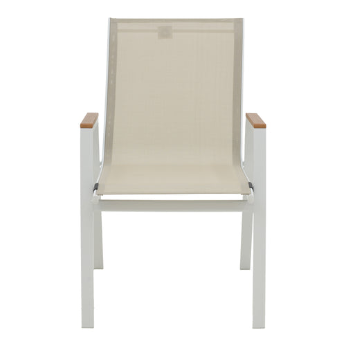 Kомплект AZELIE 3части алуминий в бял нюанс 80x80x74см