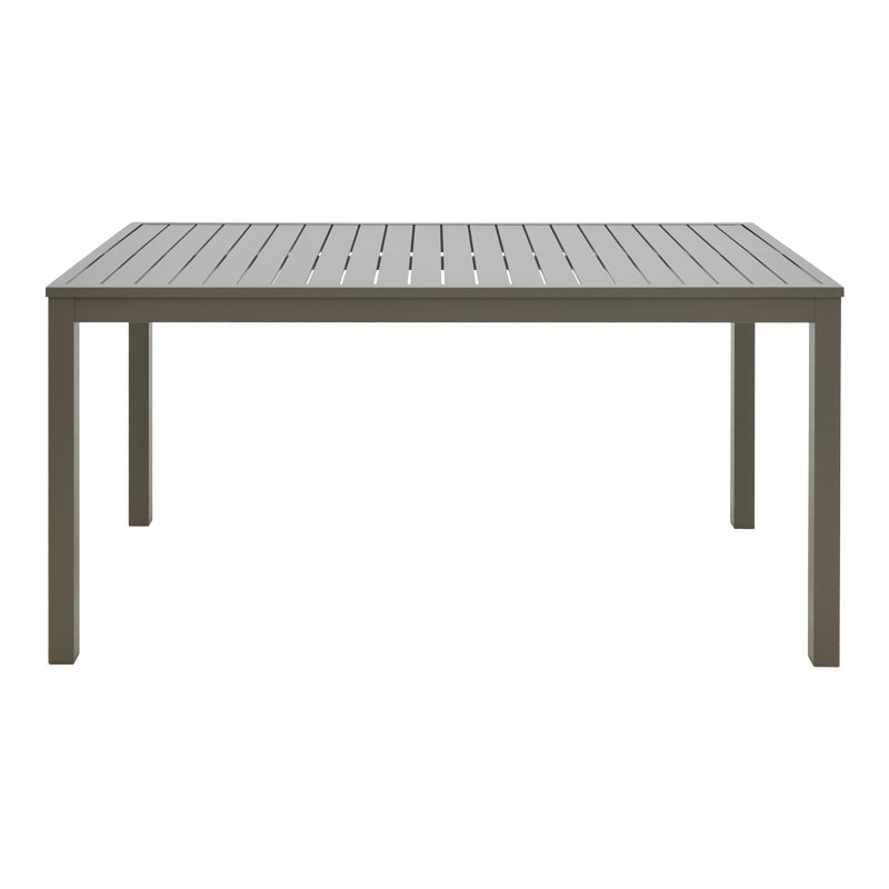 Комплект трапезна маса и столове AZELIE от 5части в цвят шампанско 150x80x74см