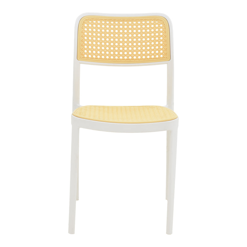 Стол WESTLEY pp естествено-бял 55x47x81см