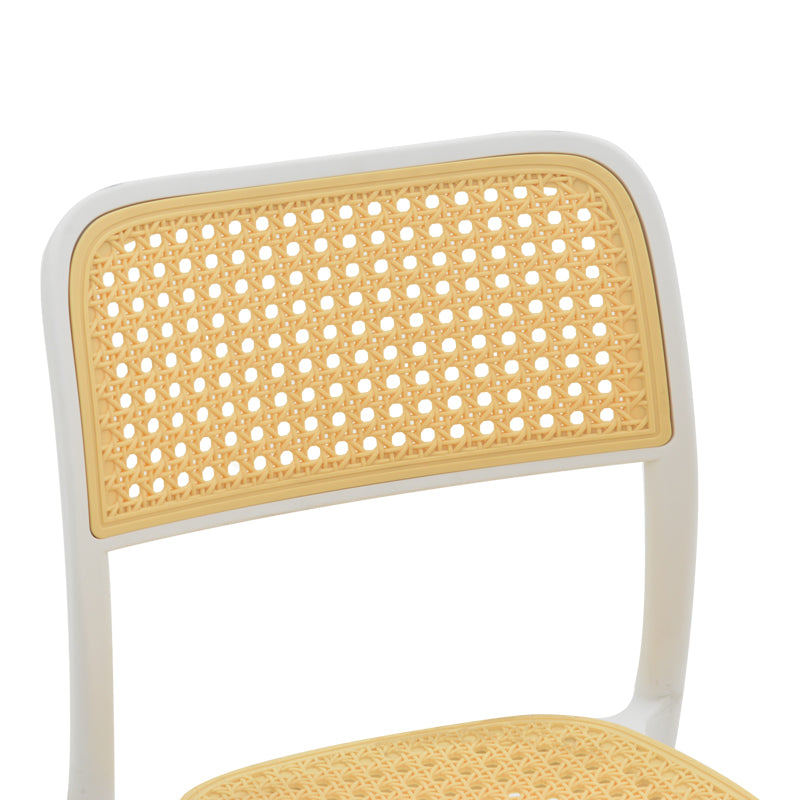 Стол WESTLEY pp естествено-бял 55x47x81см