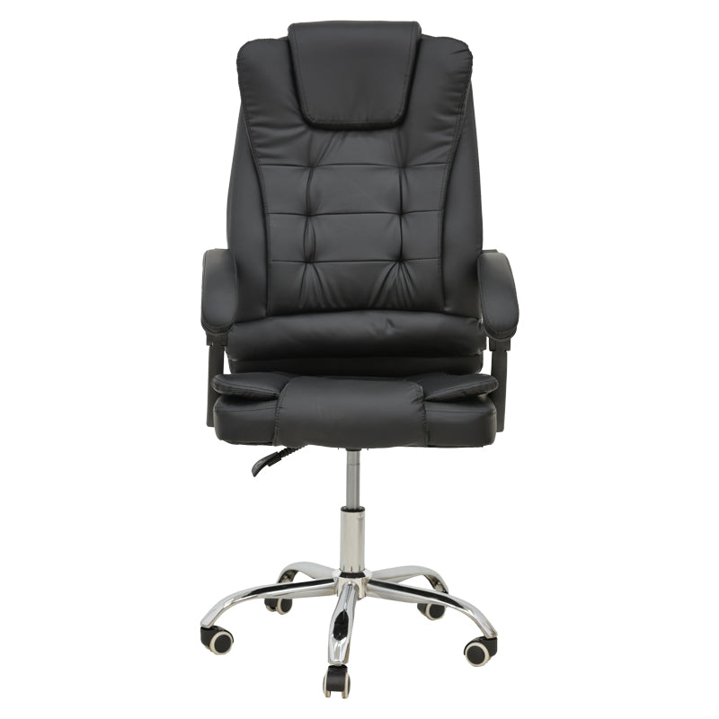 Мениджърски офис стол Toronsi черен pu 60x68x128см