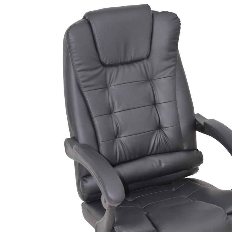 Мениджърски офис стол Toronsi черен pu 60x68x128см